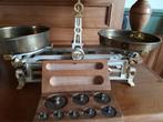 Antieke weegschaal met gewichten, Antiek en Kunst, Antiek | Gereedschap en Instrumenten, Ophalen