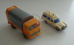 Wiking Mercedes ambulance en vrachtwagen voor HO treinen, Ophalen of Verzenden, Gebruikt, Bus of Vrachtwagen, Wiking