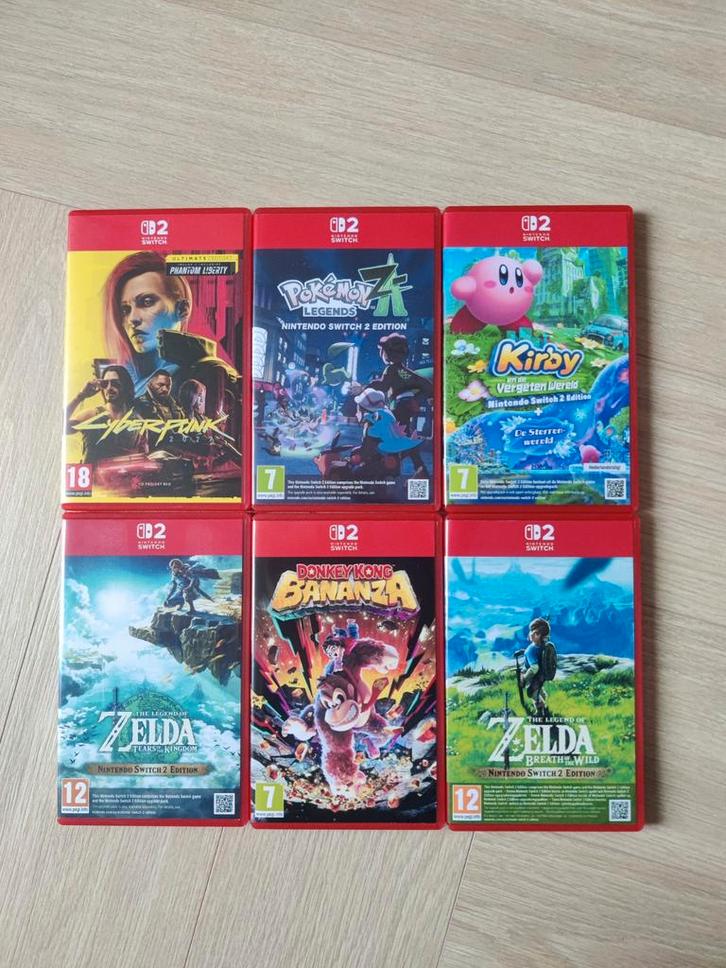 Nintendo Switch 2 spellen! (Zelda, Donkey Kong, Kirby etc.), Spelcomputers en Games, Games | Nintendo Switch, Zo goed als nieuw