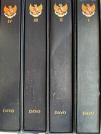 DAVO Indonesië Album I tm IV Compleet incl. Zegels, Ophalen of Verzenden, Nederland en Buitenland