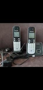 ZGAN! Panasonic telefoons, met 2 opaadstations., Ophalen of Verzenden, Zo goed als nieuw, 2 handsets