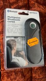 Nieuwe zwarte  multipoint bluetooth Carkit!, Ophalen of Verzenden, Zo goed als nieuw