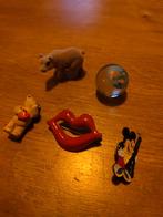 3 broches, knikker en poppetje, Ophalen, Gebruikt, Jongen of Meisje