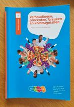 Verhoudingen, procenten, breuken en kommagetallen, Ophalen of Verzenden, Zo goed als nieuw, Overige niveaus, Jos van den Bergh; Ortwin Hutten; Marc van Zanten; Petra van ...