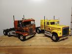 Bouwpakket in elkaar gezet 1:25 International + Kenworth, Hobby en Vrije tijd, Modelbouw | Auto's en Voertuigen, Gebruikt, Auto