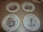 4 oude schotels wandborden asten-ommel-heusden, Antiek en Kunst, Curiosa en Brocante, Ophalen of Verzenden
