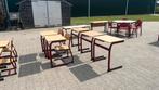 Te koop schoolbakjes / school meubilair, Ophalen, Zo goed als nieuw