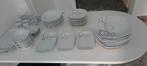 Elegante porselein lotus servies 74 delig, Ophalen, Porselein, Overige stijlen, Bord(en)