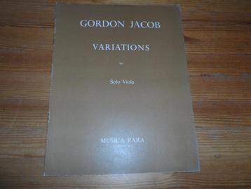 Gordon jacob - variations for viola