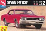 Bouwdoos 1966 Oldsmobile 4-4-2 W30 2n1 AMT, Overige merken, Auto, Groter dan 1:32, Nieuw