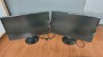 Twee BenQ 27 inch monitoren /beeldschermen. Goedwerkende., Computers en Software, Monitoren, BENQ, VGA, Full HD, Zo goed als nieuw