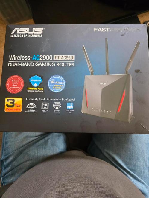 ASUS RT-AC86U, Computers en Software, Netwerk switches, Zo goed als nieuw, Ophalen