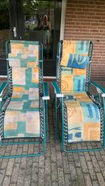 2x lafuma relaxstoel, Ophalen of Verzenden, Gebruikt, Metaal