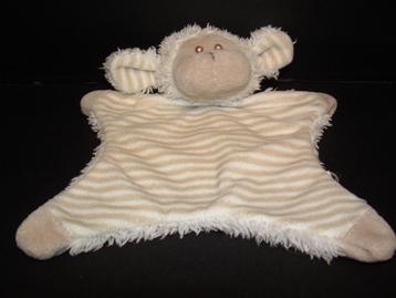 ERGEE SCHAAP KNUFFELDOEK VELOURS BEIGE/WIT beschikbaar voor biedingen