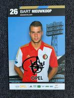 Feyenoord spelerskaart Nieuwkoop met handtekening, Ophalen of Verzenden, Zo goed als nieuw, Feyenoord, Spelerskaart