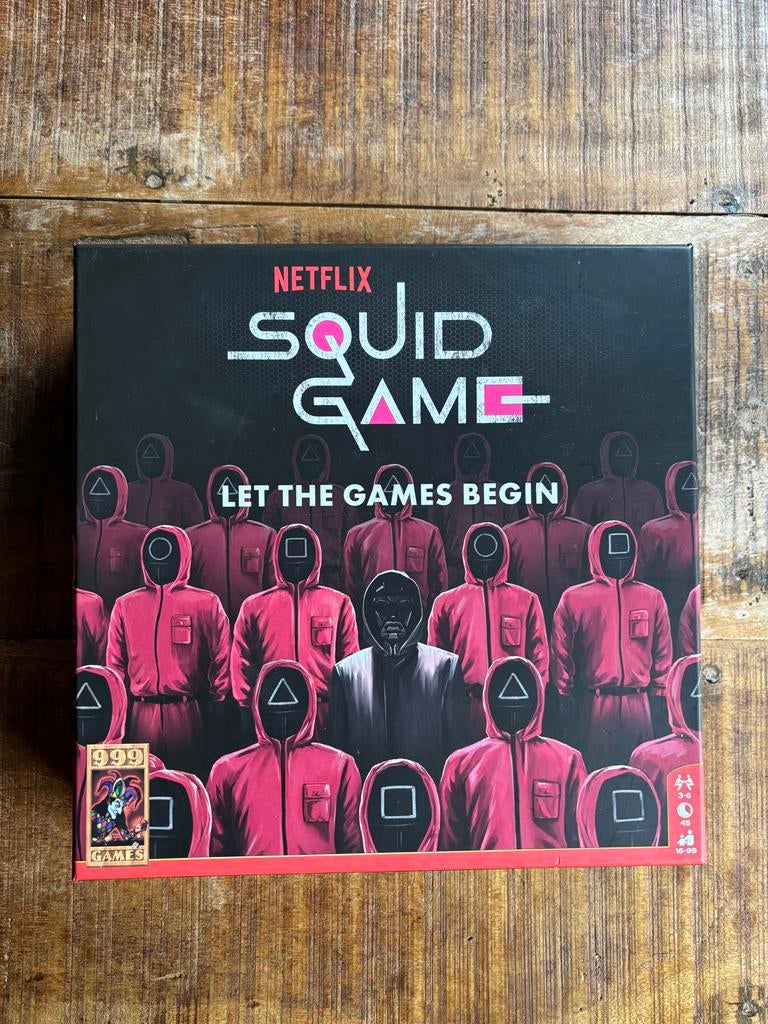 Squid Game Bordspel, Drie of vier spelers, Ophalen of Verzenden, Zo goed als nieuw