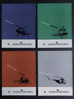 4 folders van de Westland Helicopters Limited (N161), Boek of Tijdschrift, Gebruikt, Ophalen of Verzenden