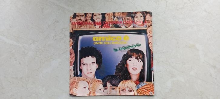 DARIO BALDAN  /  amico é    1983, Cd's en Dvd's, Vinyl Singles, Gebruikt, Single, Pop, Ophalen of Verzenden