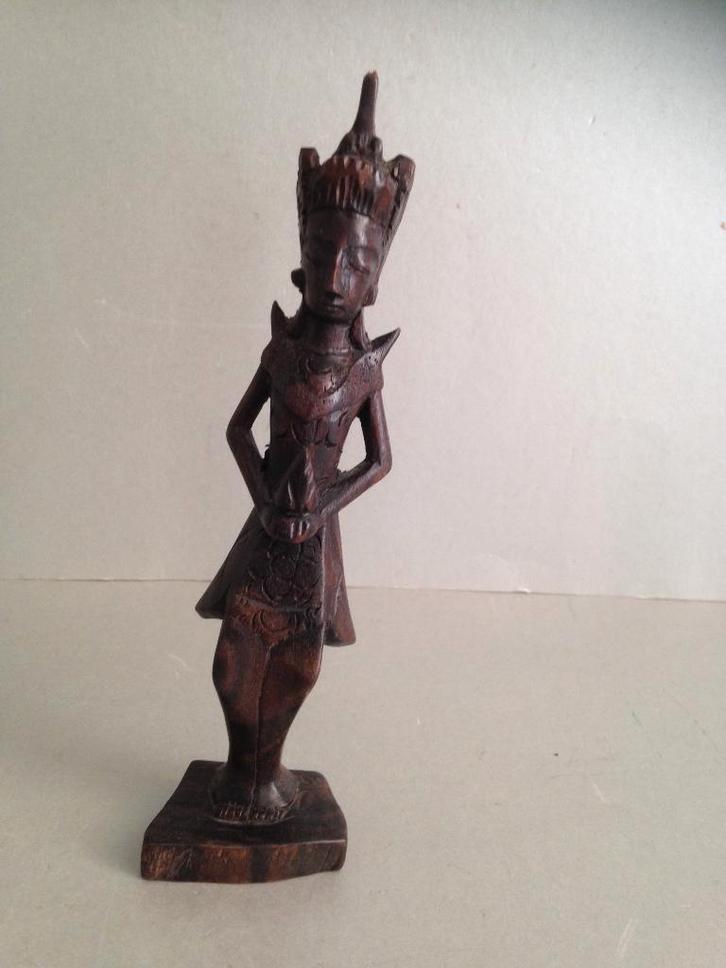 Balinese danseres, houtsnijwerk, Indonesië, Antiek en Kunst, Kunst | Beelden en Houtsnijwerken, Ophalen of Verzenden