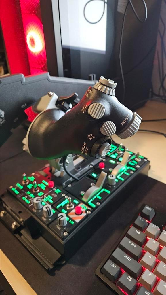 WinWing Orion2 Hotas F16 joystick, Computers en Software, Joysticks, Zo goed als nieuw, Ophalen of Verzenden