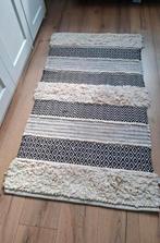 Mooi handgemaakt vloerkleed 80x140 cm, 100 tot 150 cm, Bohemian, Zo goed als nieuw, Wit