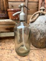 Oude spuitfles, sodafles. Oud glas, Antiek en Kunst, Ophalen