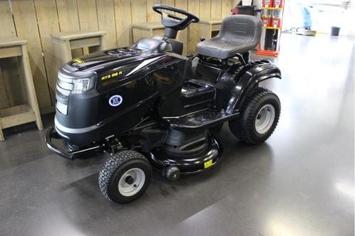 JCC aanbieding: jong gebruikte mulching zitmaaier, Tuin en Terras, Zitmaaiers, Zo goed als nieuw, 90 tot 120 cm, Elektrische starter