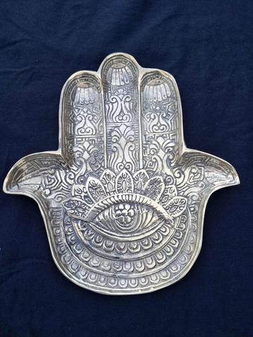 Khamsa/Hand van Fatma/Hand van Maria/Verguld brons beschikbaar voor biedingen