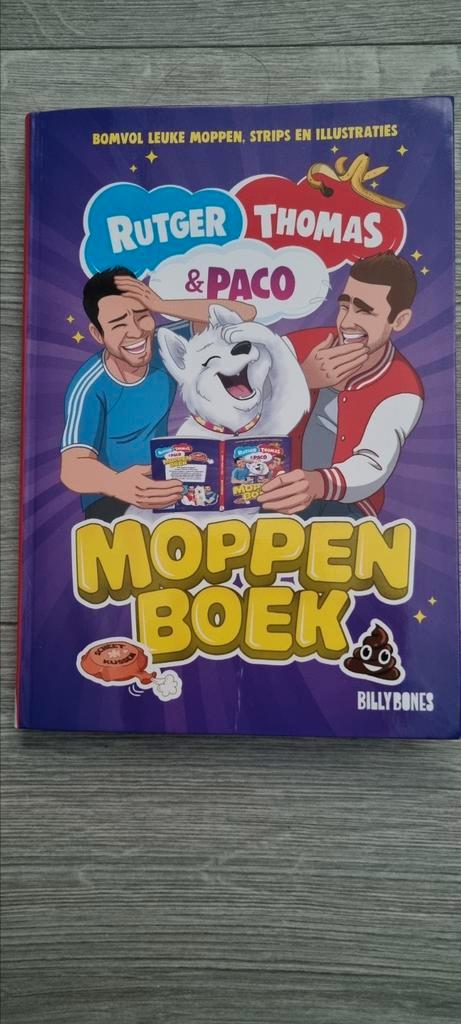 Rutger Vink - Het Moppenboek van Rutger, Thomas en Paco, Boeken, Kinderboeken | Jeugd | onder 10 jaar, Zo goed als nieuw, Ophalen of Verzenden