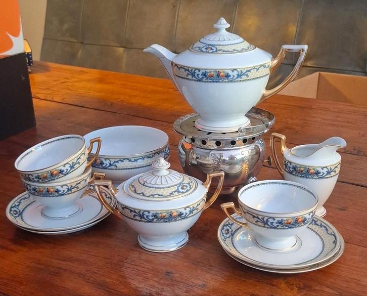 Antiek theeservies met theelicht, Antiek en Kunst, Antiek | Servies compleet, Ophalen