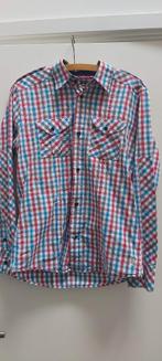 Cult Edition Denim + Stuff blouse overhemd maat S rood wit b, Cult Edition, Overige kleuren, Zo goed als nieuw, Halswijdte 39/40 (M)