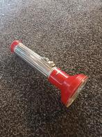 Zaklamp jaren 60, Caravans en Kamperen, Zaklampen, Ophalen of Verzenden, Zo goed als nieuw, Batterij
