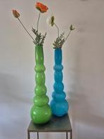 Vloervazen 2x, Huis en Inrichting, Woonaccessoires | Vazen, Ophalen, Overige kleuren, 50 tot 75 cm, Glas