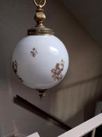 Antieke  glazen hang bollamp, Antiek en Kunst, Antiek | Lampen, Ophalen of Verzenden