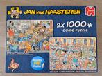Jan van Haasteren  2 x 1000 stuks, Ophalen of Verzenden, 500 t/m 1500 stukjes, Zo goed als nieuw, Legpuzzel