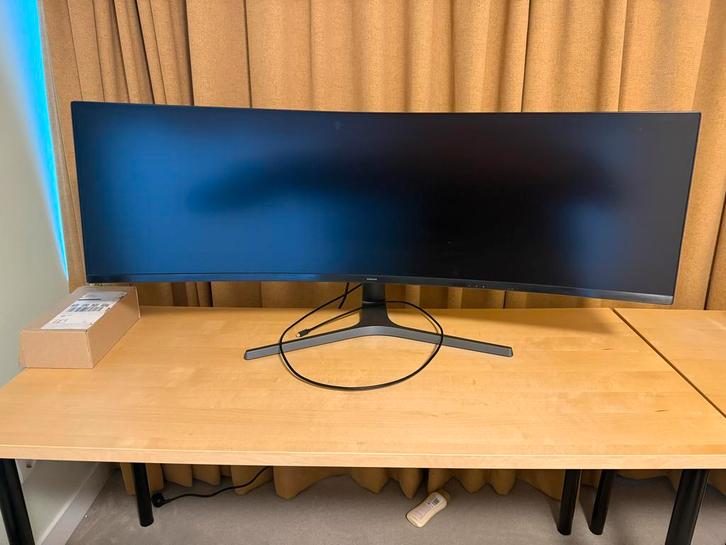 Samsung LC49RG90SSPXEN 49" Ultrawide Gaming Monitor, Computers en Software, Monitoren, Zo goed als nieuw, 101 t/m 150 Hz, DisplayPort