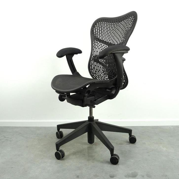 Herman Miller Mirra 2 Bureaustoelen | Ergonomisch | Graphit, Huis en Inrichting, Bureaustoelen, Gebruikt, Bureaustoel, Zwart, Ergonomisch