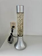 Mooie glitter tafellamp met nieuwe gloeilamp!, Ophalen, Zo goed als nieuw, Minder dan 50 cm