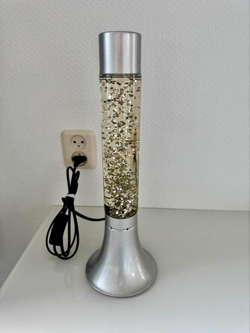 Mooie glitter tafellamp met nieuwe gloeilamp!, Huis en Inrichting, Lampen | Tafellampen, Zo goed als nieuw, Minder dan 50 cm, Ophalen