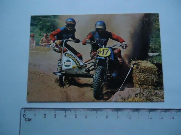sticker oud Motorcross 1976 H17 zijspan sidecar cross retro, Verzamelen, Stickers, Zo goed als nieuw, Verzenden