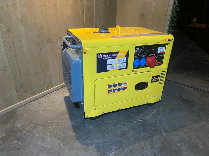 NIEUW Metallo HP6500NL-3 Aggregaat | 6500W | Noodstroom, Muziek en Instrumenten, Kabels en Stekkers, Nieuw, Ophalen of Verzenden