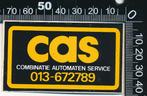 Sticker: Cas Combinatie Automaten Service, Verzamelen, Stickers, Overige typen, Ophalen of Verzenden, Zo goed als nieuw