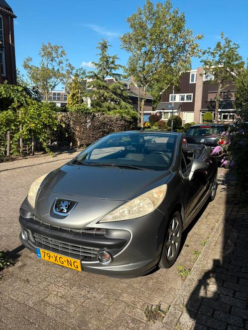 Peugeot 207 1.6 16V CC Cabrio 88KW 2007 Grijs - 2e eigenaar, Auto's, Peugeot, Particulier, Benzine, C, Cabriolet, Handgeschakeld