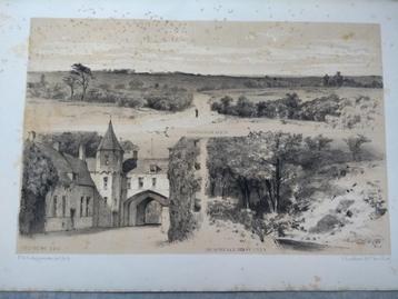 131/ Putten /het Oude Loo/ Hoog Soeren Foto Litho 1887 beschikbaar voor biedingen