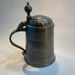 Antieke tinnen Krug uit Landshut, Antiek en Kunst, Ophalen of Verzenden