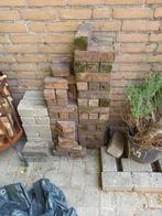 Gratis; gekleurde klinkers, Tuin en Terras, Ophalen, Gebruikt, Klinkers, Minder dan 5 m²