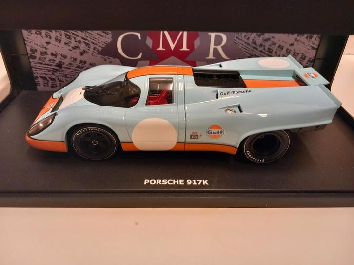 Porsche 917 K Gulf blanco startnummer CMR 1:18 KRD, Hobby en Vrije tijd, Modelauto's | 1:18, Zo goed als nieuw, Auto, Overige merken