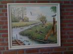 Natuur in Nederland, Antiek en Kunst, Kunst | Schilderijen | Klassiek, Ophalen
