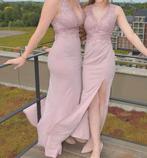 Twee mooie bruidsmeisjes jurken, maat XS en S, Roze, Bruidsmeisjeskleding, Ophalen of Verzenden, Onbekend