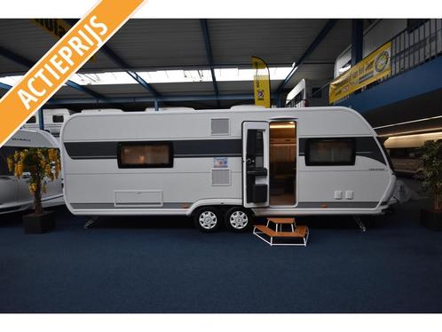 Hobby Prestige 660 WFC 2200KG AS / OVEN, Caravans en Kamperen, Caravans, Bedrijf, tot en met 4, Rondzit, Hobby, Frans bed, Overige typen